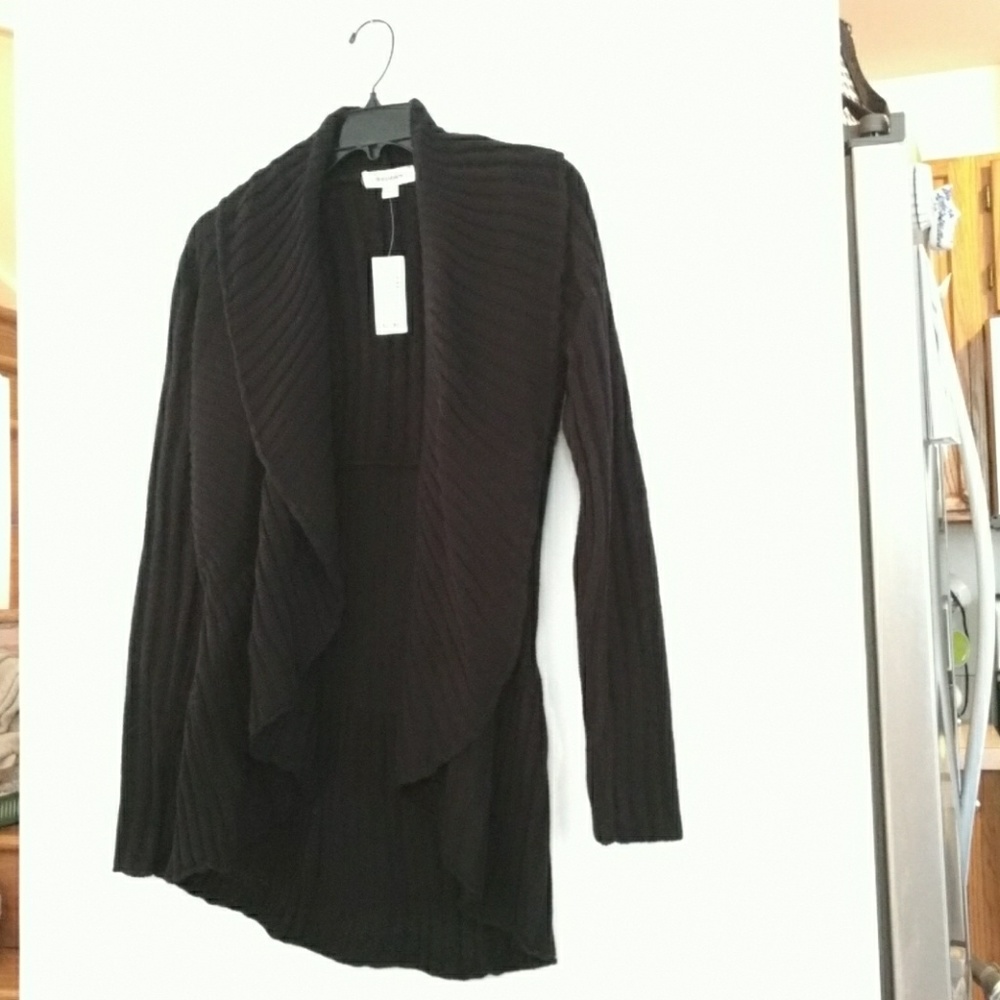 Warm black sweater, new